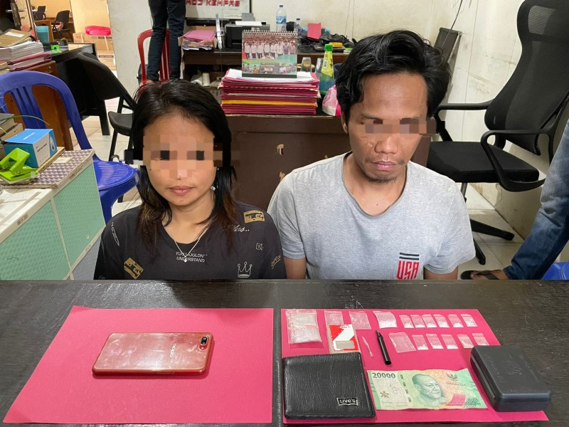 Dua Orang Terduga Pelaku Narkoba Berhasil Dibekuk Unit Reskrim Polsek Kempas