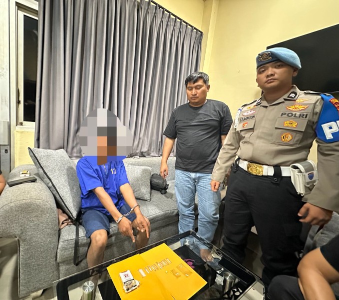 Diciduk Dini Hari di Jalan Mangga, Pemuda Dumai Bawa 10 Paket Sabu dan Pil Ekstasi