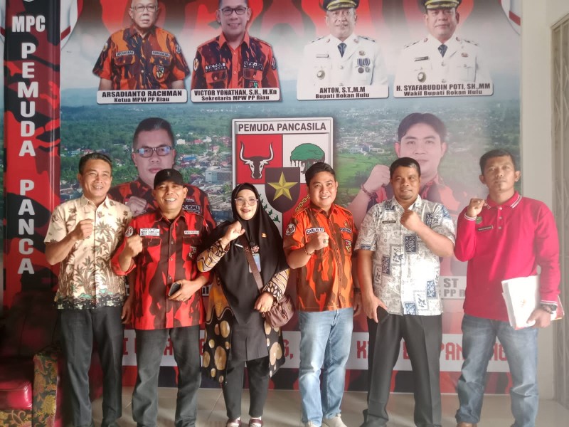 Kesbangpol Rohul Silaturahmi ke MPC Pemuda Pancasila, Perkuat Sinergi Jaga Stabilitas Daerah
