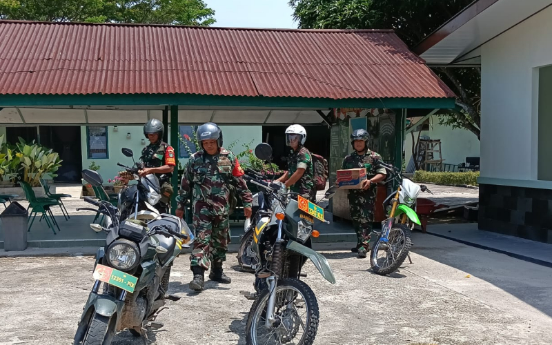 Peduli Warga di Bulan Ramadan, Koramil 02 Beri Bantuan Sembako
