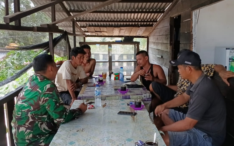 Patroli Terpadu SKK Migas dan Koramil 01 Dumai Jaga Objek Vital Nasional