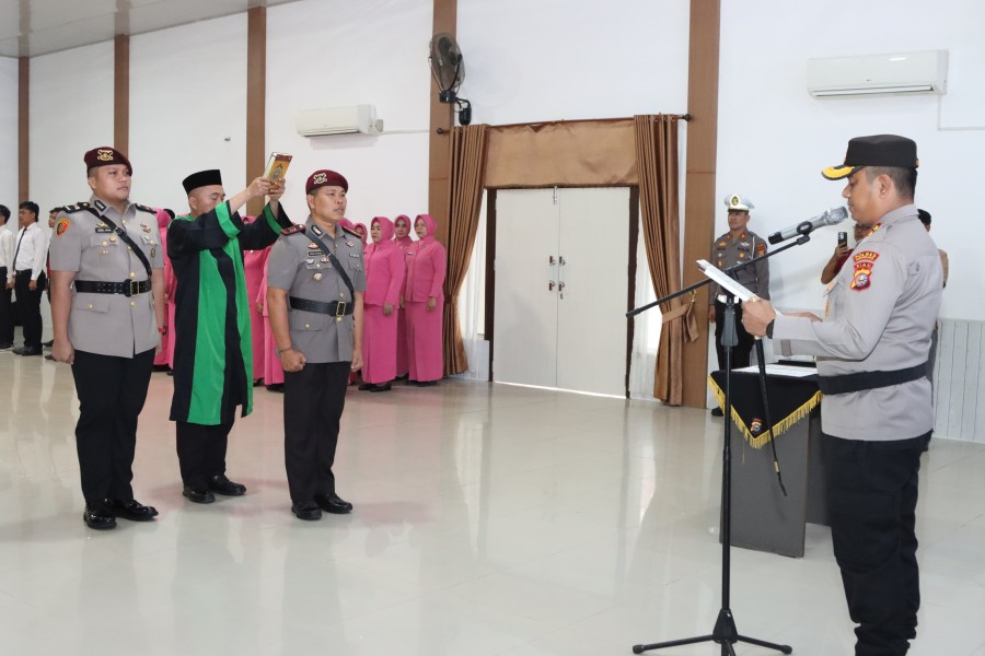 AKP Adam Efendi Resmi Jabat Kasat Narkoba Polres Inhil