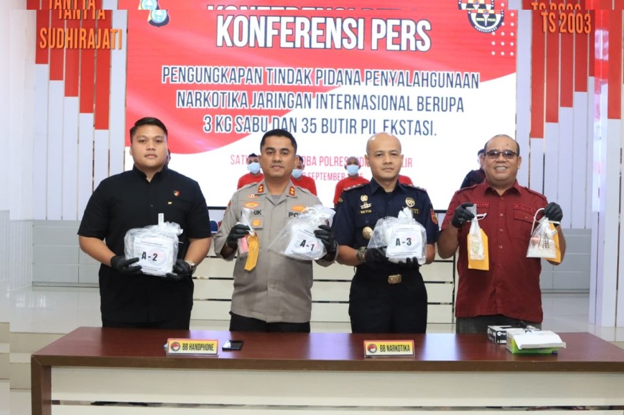 Jaringan Narkoba Internasional Terbongkar di Inhil