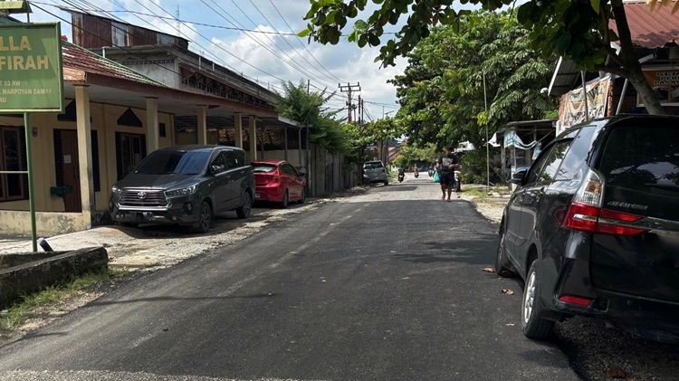 Perbaikan Jalan Jadi Hadiah PTPN IV Regional III di HUT Pekanbaru ke-242