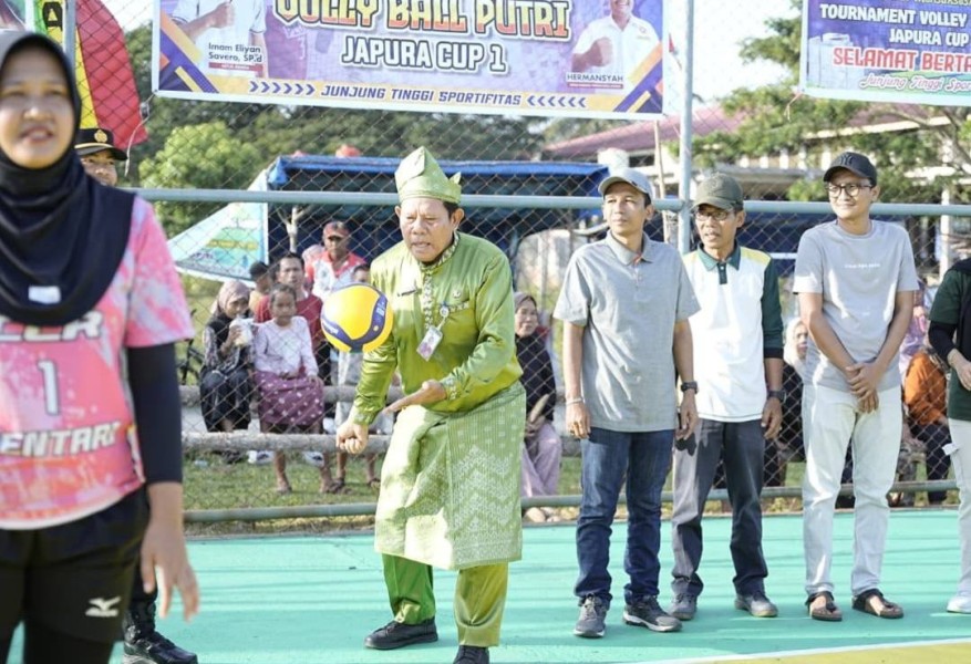 Turnamen Voli Putri Desa Japura, Kadispora: Ajang Seleksi Atlet Muda Inhu