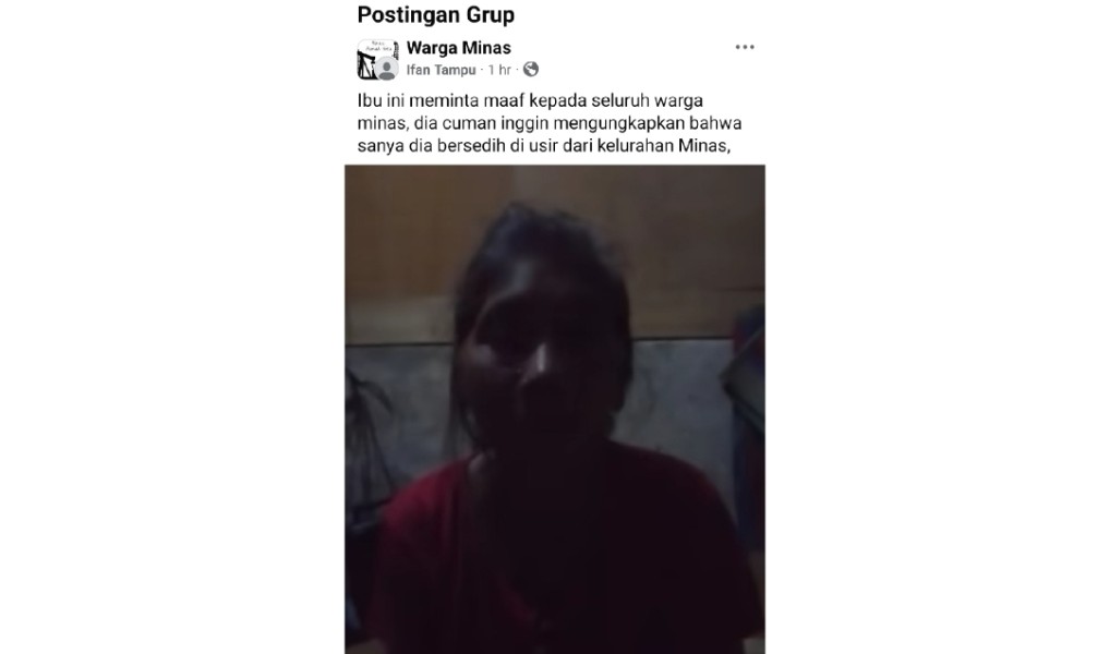 Viral Video Ibu Diusir dari Minas, Akui Hanya Ambil Berondolan Sawit: Netizen Terbelah, Lurah Minas Jaya Akan Cek Kebenarannya