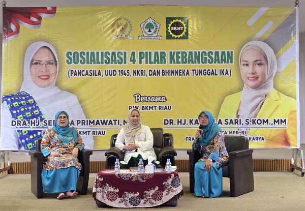 Anggota MPR RI Karmila Sari Gelar Sosialisasi Empat Pilar Kebangsaan di Masjid Raya An-Nur