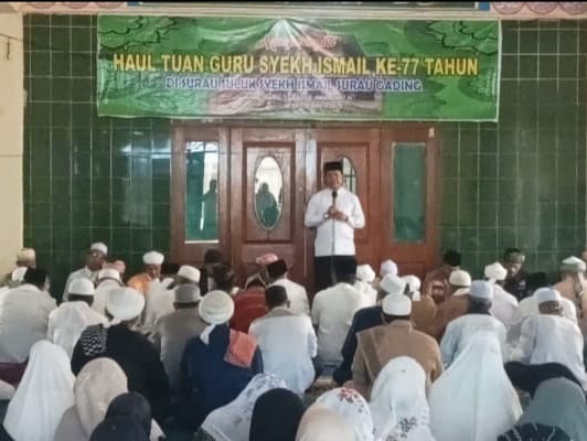 Wabup Rohul Hadiri Haul ke-77 Syekh Ismail, Tegaskan Komitmen Hidupkan Giat Suluk