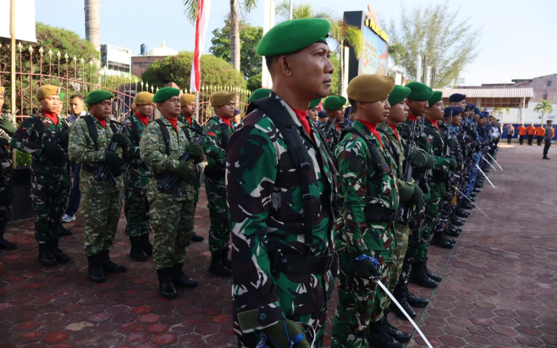 Dandim 0320 Dumai Hadiri Upacara Hari Bhayangkara ke-80, Tegaskan Sinergi TNI-Polri Kunci Stabilitas Daerah