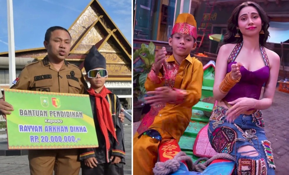 Dikha Pacu Jalur Duet dengan Aktris Bollywood, Gubernur Riau: Bukti Budaya Kita Mendunia