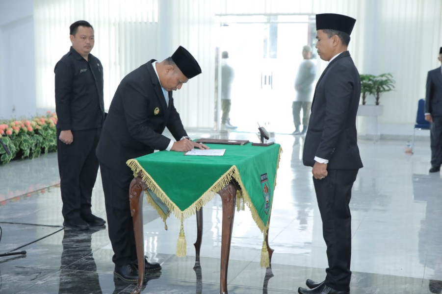 Dr. Bukit Buchori Siagian Resmi Jabat Kepala Pelaksana BPBD Asahan