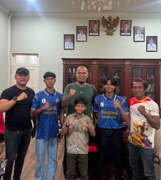 Tiga Atlet Muaythai Inhu Wakili Riau di Kejurnas Muaythai Indonesia 2026