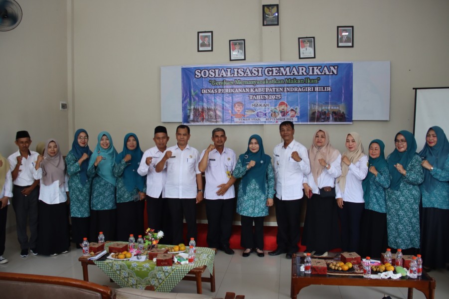 Ketua TP-PKK Inhil Ajak Masyarakat Gemar Makan Ikan untuk Cegah Stunting