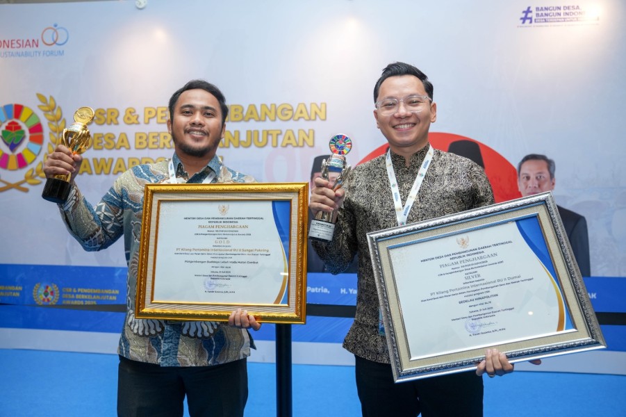 PT Kilang Pertamina Internasional Unit Dumai Raih 2 Penghargaan CSR & PDB Awards 2025