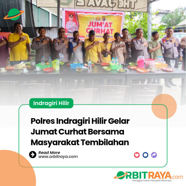 Polres Indragiri Hilir Gelar Jumat Curhat Bersama Masyarakat Tembilahan
