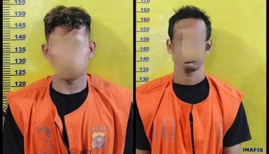 Diduga Menyamar Sebagai Petugas PLN, Dua Pria Diamankan Polsek Kandis Saat Diduga Hendak Mencuri Kabel Grounding