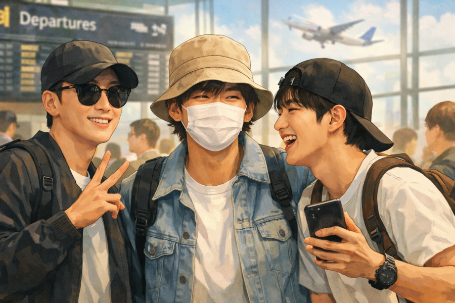 Usai Wamil, V BTS Dikabarkan Rayakan Reuni dengan Wooga Squad