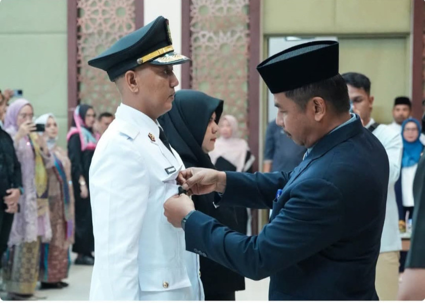 Demosi dan Promosi Warnai Pelantikan 66 Pejabat Kampar