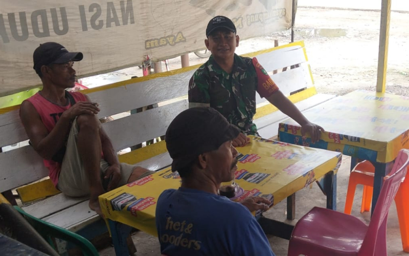 Koramil 02/BK dan Security PHR Patroli Amankan Jalur Pipa Minyak di Bukit Kapur