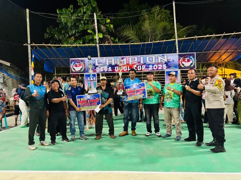 Turnamen Bola Voli Semi Open Desa Usul Berakhir Meriah, Camat Batang Gansal Tutup Secara Resmi