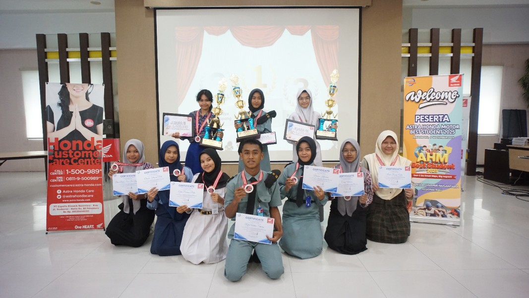 Pelajar Finalis AHM Best Student Regional Riau Siap Melaju ke Nasional