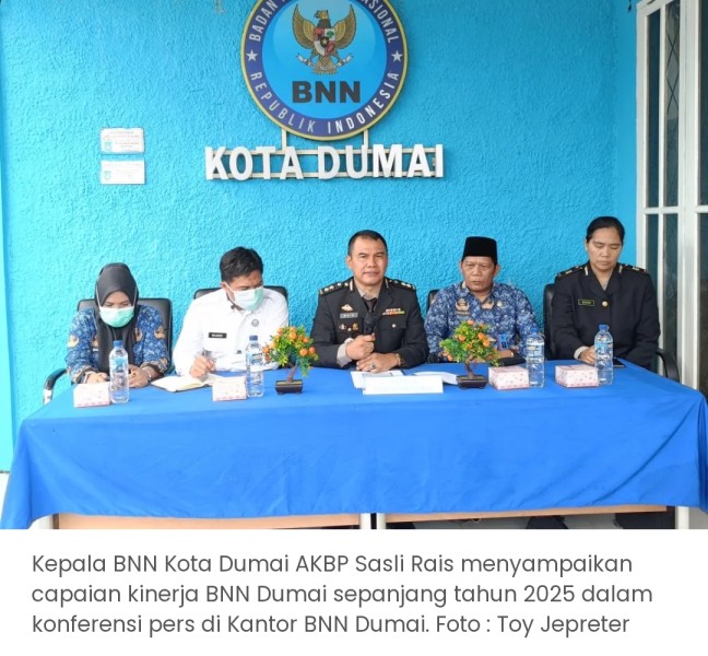 BNN Kota Dumai Ungkap Capaian Kinerja 2025, Selamatkan Lebih dari 5.200 Jiwa dari Ancaman Narkoba