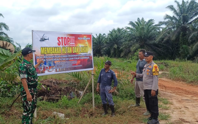 Penguatan Pencegahan Karhutla, Dandim Dumai Ajak Masyarakat Aktif Jaga Lingkungan