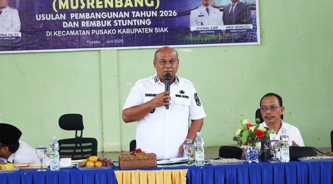 Musrenbang Kecamatan Pusako, Warga Sampaikan Keluhan Jalan Rusak hingga Krisis Air Bersih