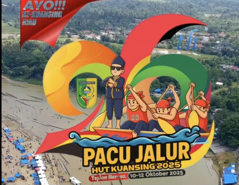 Gubri Abdul Wahid akan Buka Pacu Jalur HUT Kuansing ke-26 di Tepian Narosa