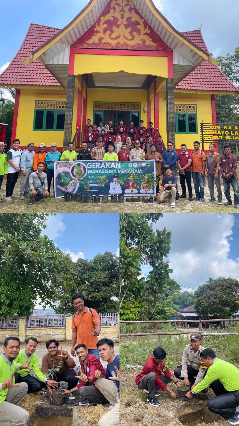 BEM ITP2i dan IPMKL Gelar Gerakan Mahasiswa Menanam di Desa Segati