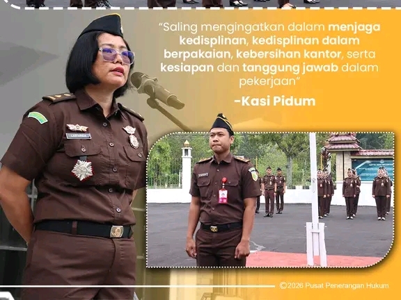 Awali Pekan dengan Semangat Pelayanan, Kejari Rokan Hulu Tegaskan Disiplin dan Tanggung Jawab Pegawai
