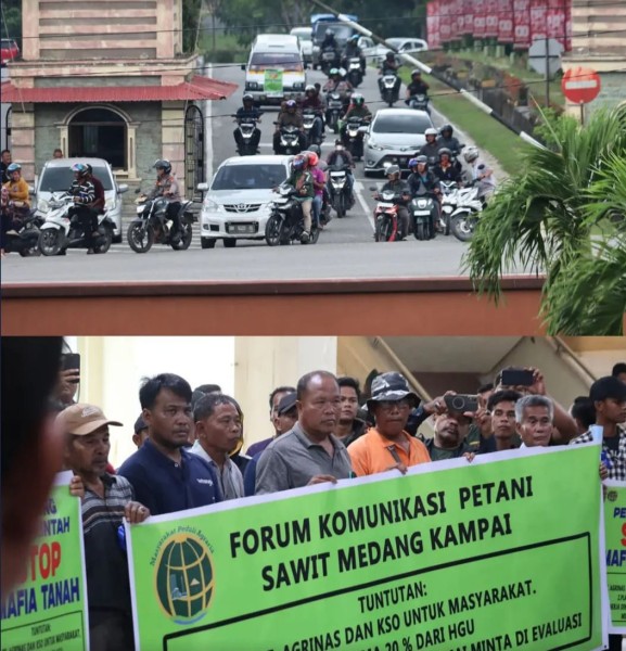 Forum Petani Sawit Medang Kampai Sampaikan Aspirasi ke DPRD Dumai