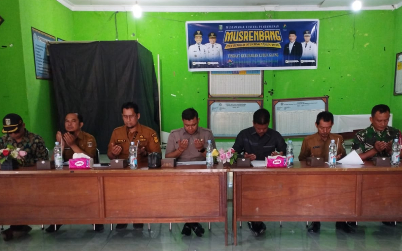 Babinsa 03 Ikuti Pembahasan Pembangunan dan Pencegahan Stunting dalam Musrenbang