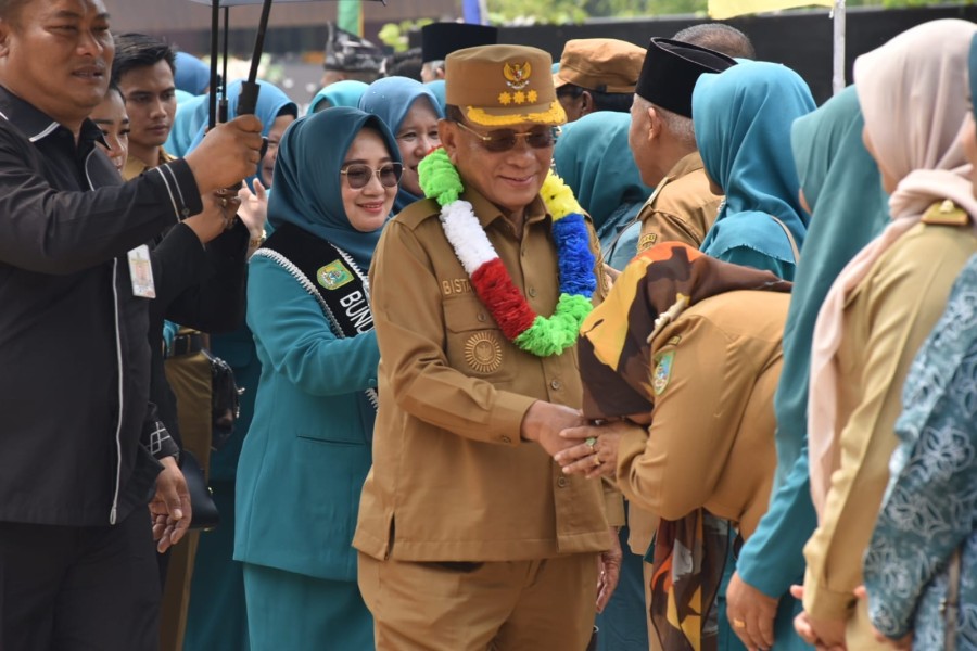 Bupati Bistamam Hadiri Pelantikan Ketua TP PKK dan Pengukuhan Bunda PAUD Kecamatan Bangko