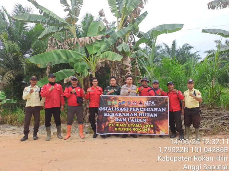 CEGAH KARHUTLA, RPK PT. RUJ LAKUKAN GIAT PATROLI GABUNGAN