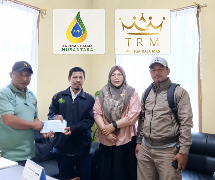 Agrinas Palma Nusantara KSO PT Tiga Raja Mas Salurkan CSR untuk Mendukung MTQ di Desa Danau Rambai