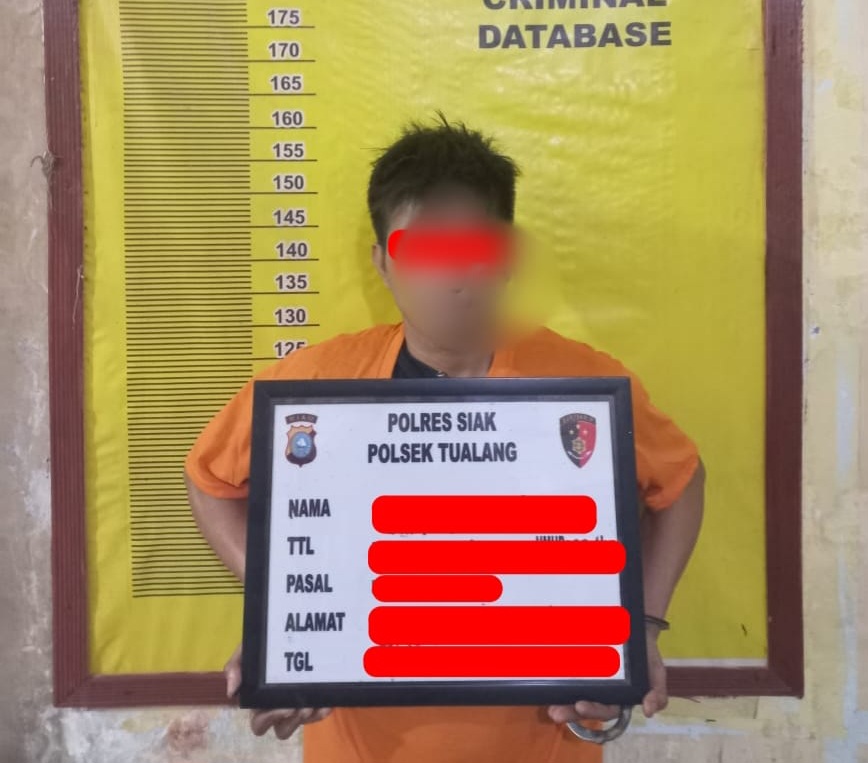 Polsek Tualang Ungkap Kasus Penganiayaan Brutal di Perawang, Korban Dibacok Karena Dendam Cinta