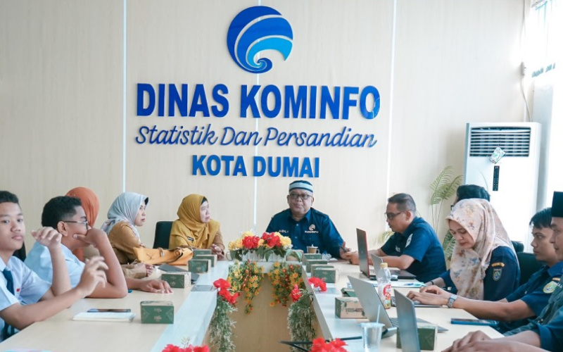 Dukung Pendidikan Bidang Teknologi, SMPN 2 Dumai Gandeng Diskominfotiksan