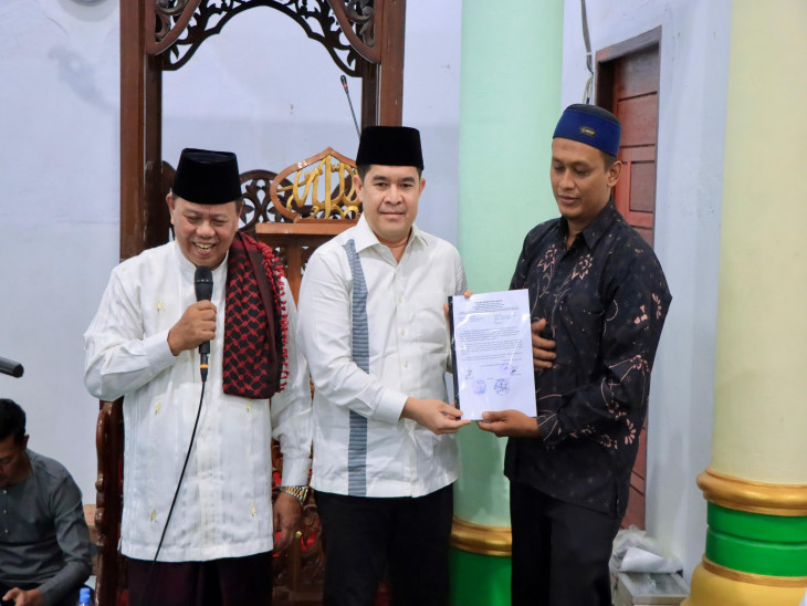 Pj Sekda Kampar Hadiri Tabligh Akbar Isra’ Mi’raj, Ajak Perkuat Iman dan Tegakkan Shalat