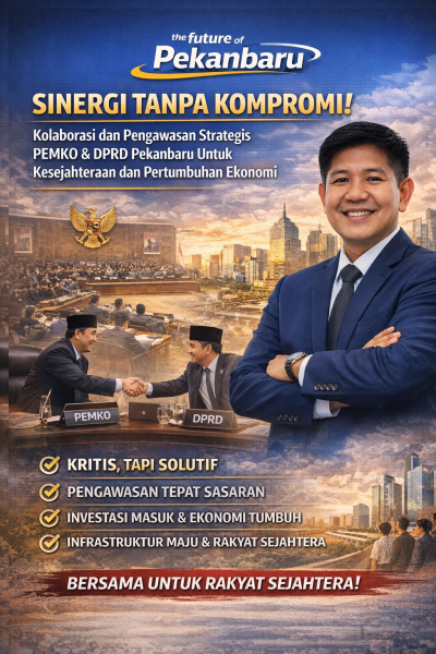 SINERGI TANPA KOMPROMI: KOLABORASI DAN PENGAWASAN STRATEGIS PEMKO DAN DPRD PEKANBARU UNTUK KESEJAHTERAAN DAN PERTUMBUHAN EKONOMI