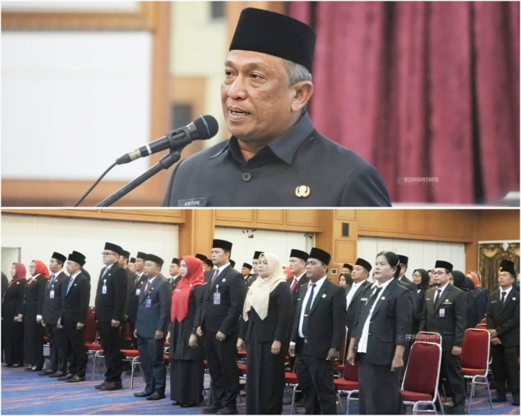 Bupati Anton Lantik Puluhan Pejabat Rohul, Tegaskan Jabatan Bukan Zona Nyaman