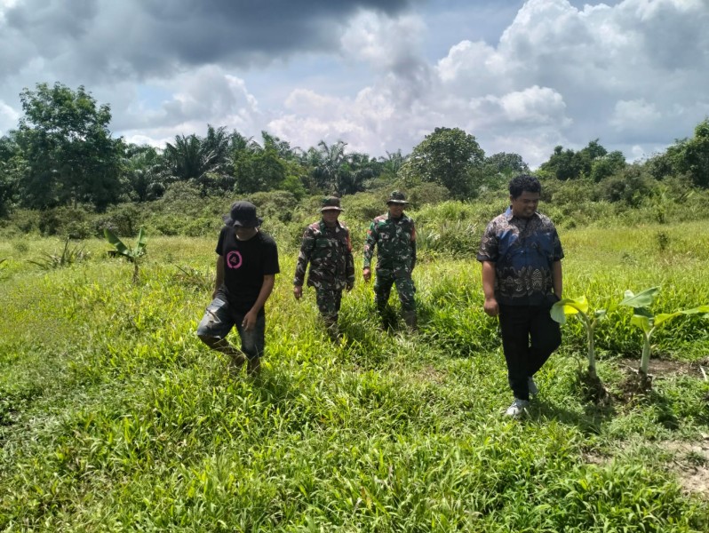Koptu Salomo Sembiring Patroli Karhutla di Minas, Tidak Ditemukan Titik Api