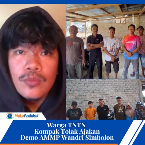 Warga TNTN Kompak Tolak Ajakan Demo AMMP Wandri Simbolon