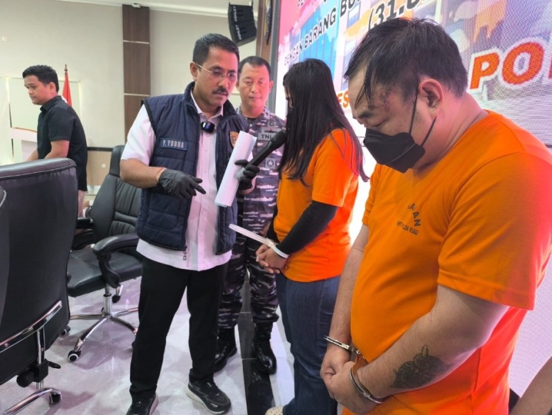 Tim Gabungan Bekuk Sepasang Kekasih Bawa Sabu 32 Kg