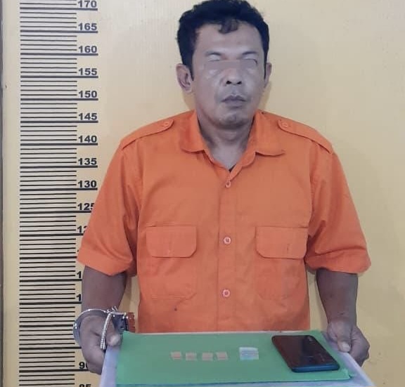 Oknum PNS Disnaker Terlibat Kasus Sabu, Disergap Satresnarkoba Polres Inhu Di Desa Japura