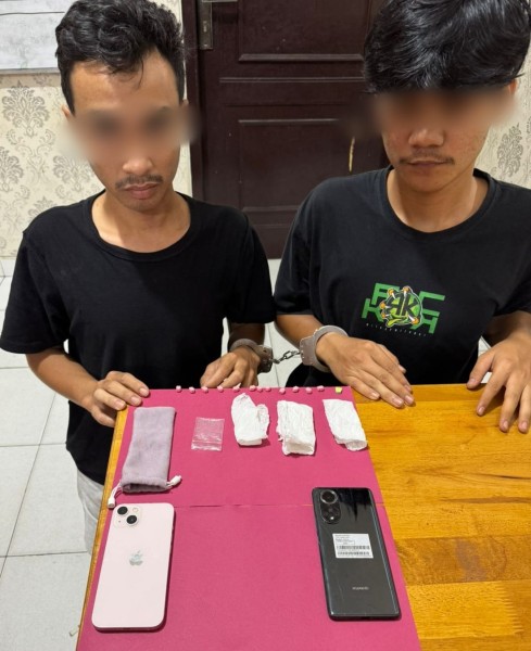 Dua Bandar Ekstasi Dibekuk Satresnarkoba Polres Siak di Tualang