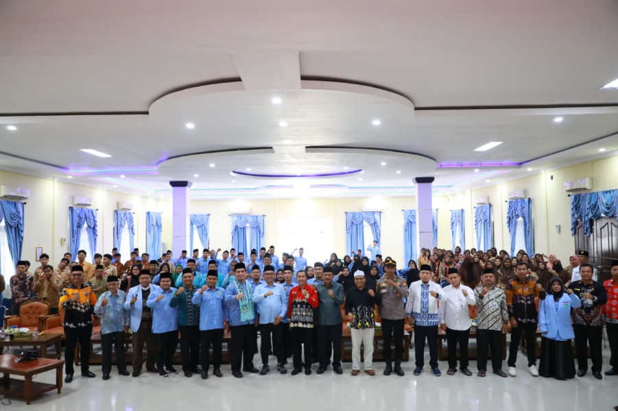 Dilantik Pj Sekda Fauzi Asni, Muhamad Tarmizi Ketua  DPD BKPRMI Kabupaten Siak