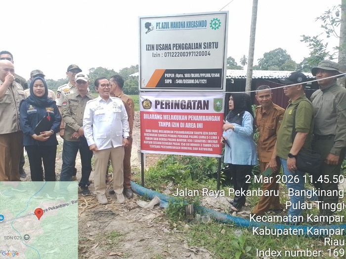 Galian C di Pulau Tinggi Ditutup Paksa, Komisi III DPRD Riau: Aktivitasnya Ilegal!