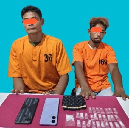 Digerebek di Rumah Kontrakan, 28 Paket Sabu Diamankan Polres Pelalawan