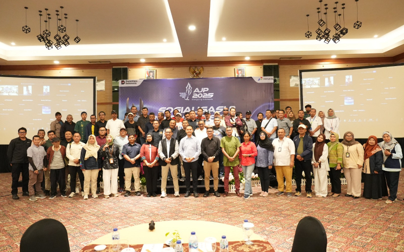 Sosialisasi AJP 2025 di Pekanbaru, Pertamina Bekali Jurnalis dengan Tips dan Trik Juara Nasional